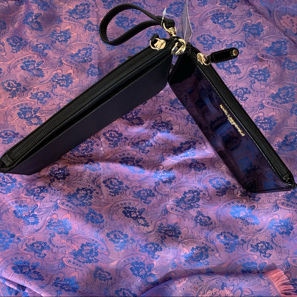 *NWT* Karl Lagerfeld Paris Two-Piece Envelope Wristlet Clutch Set - Picture 4 of 13